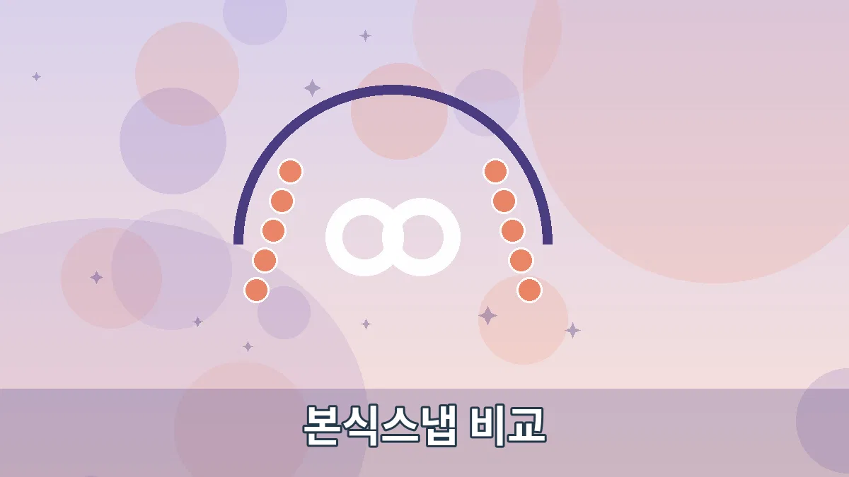 본식스냅 비교 안내 이미지