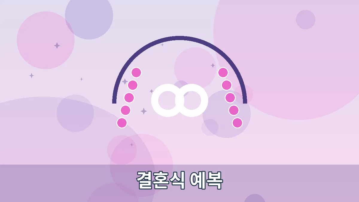 결혼식 예복 안내 이미지 1