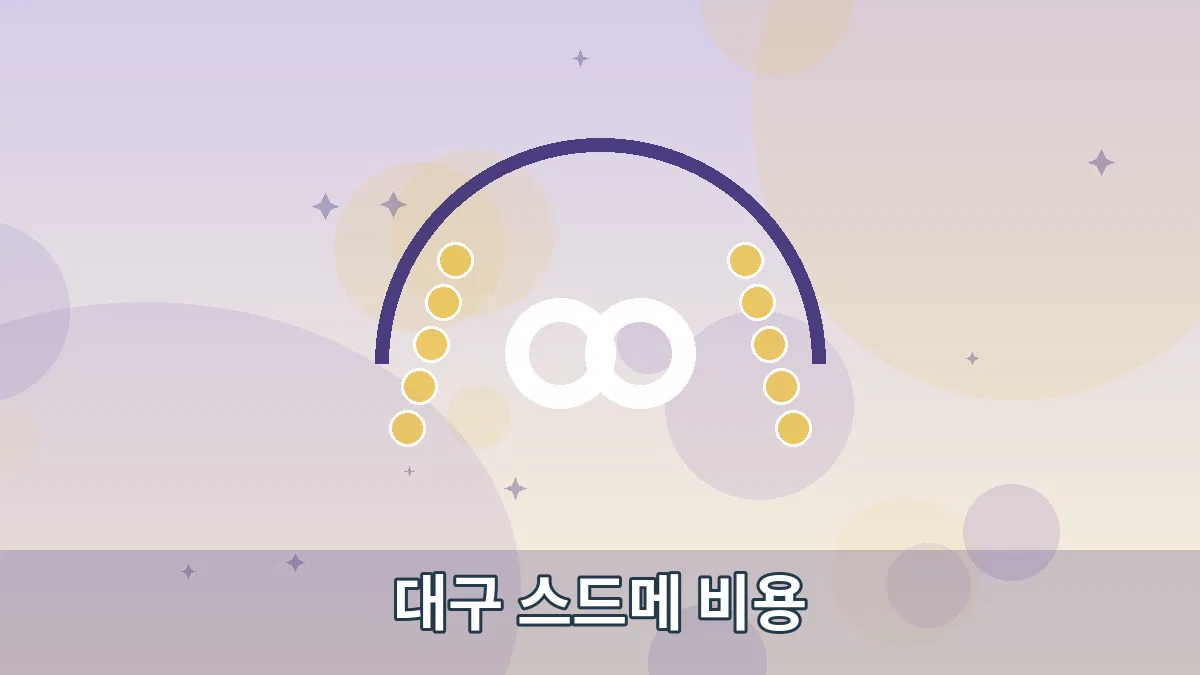 대구 스드메 비용 안내 이미지